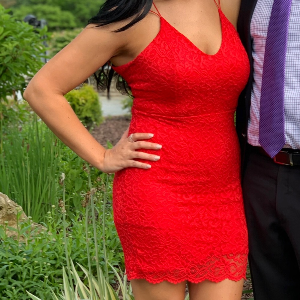 Red dress